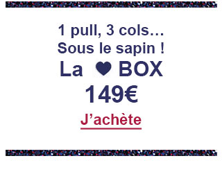 1 pull, 2 cols sous le sapin ! La box 149 €