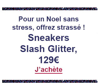 Sneakers Slash Glitter, 129€