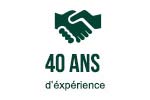 40 ans d'expérience