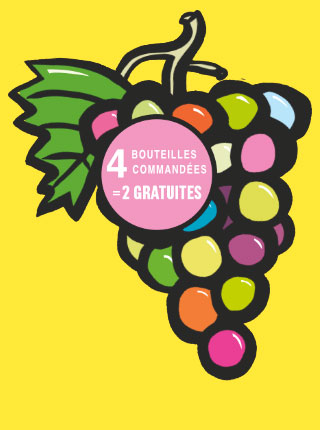 4 BOUTEILLE COMMANDÉES = 2 GRATUITES