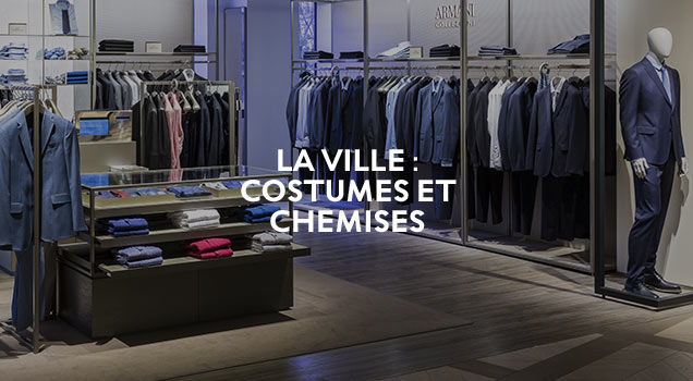 La Ville : Costumes et chemises